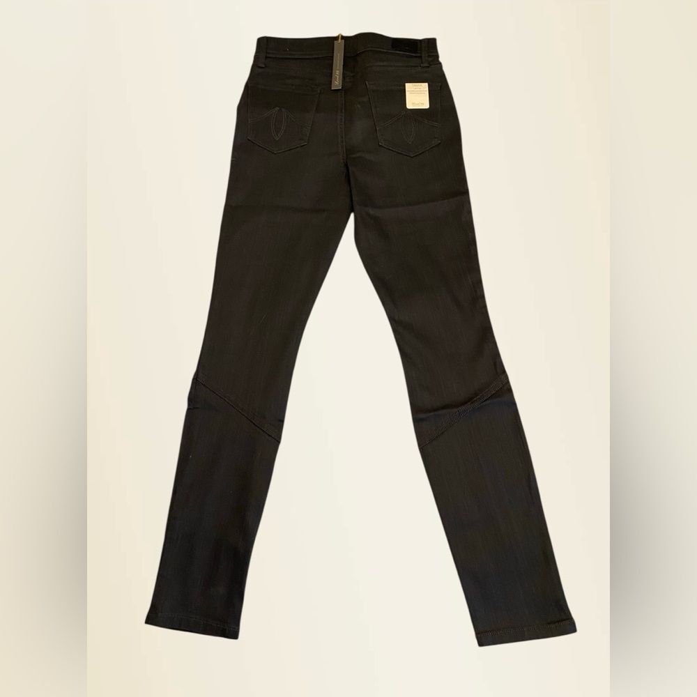Level 99 Tanya High Rise Skinny Jeans | dark grey stretch jeans NWT size 28 - Picture 4 of 12